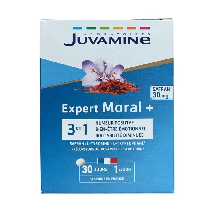 Expert Moral+ 3en1 Juvamine - boite de 30 comprimés