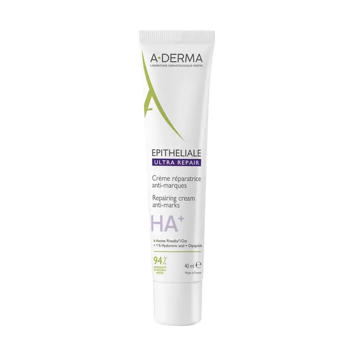 Epitheliale Ultra repair HA+ crème réparatrice anti-marques A-Derma - tube de 40ml
