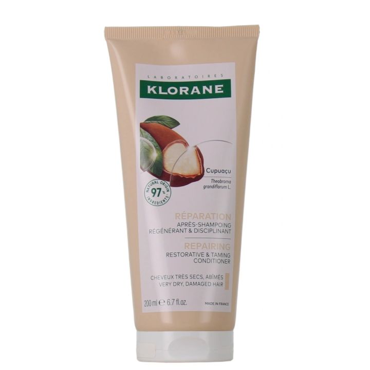 Après-shampoing réparation au Cupuaçu Klorane - tube de 200ml