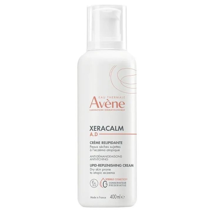 XeraCalm A.D crème relipidante Avène - flacon-pompe de 400ml
