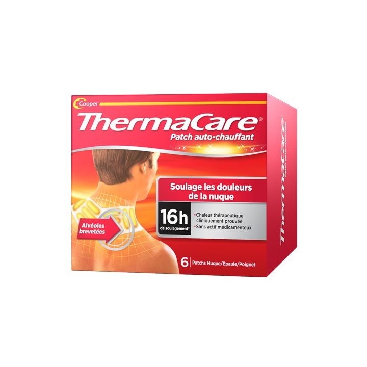 ThermaCare patch auto-chauffant 16h nuque épaule poignet - 6 patchs
