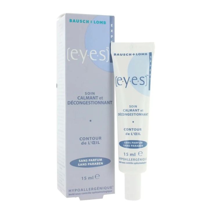 EYES Soin contour des yeux calmant et décongestionnant Bausch Lomb - tube de 15ml