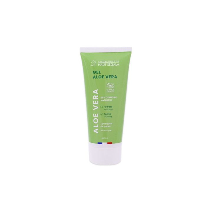 Gel Aloe Vera Bio Hydratant Apaisant Laboratoire Haut-Ségala - tube de 100 ml