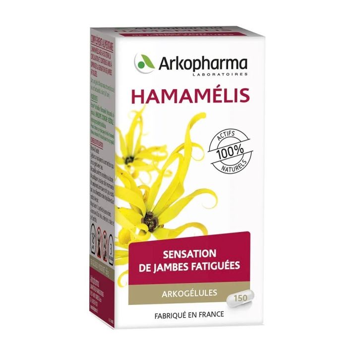 Arkogélules Hamamélis bio Arkopharma - boîte de 150 gélules