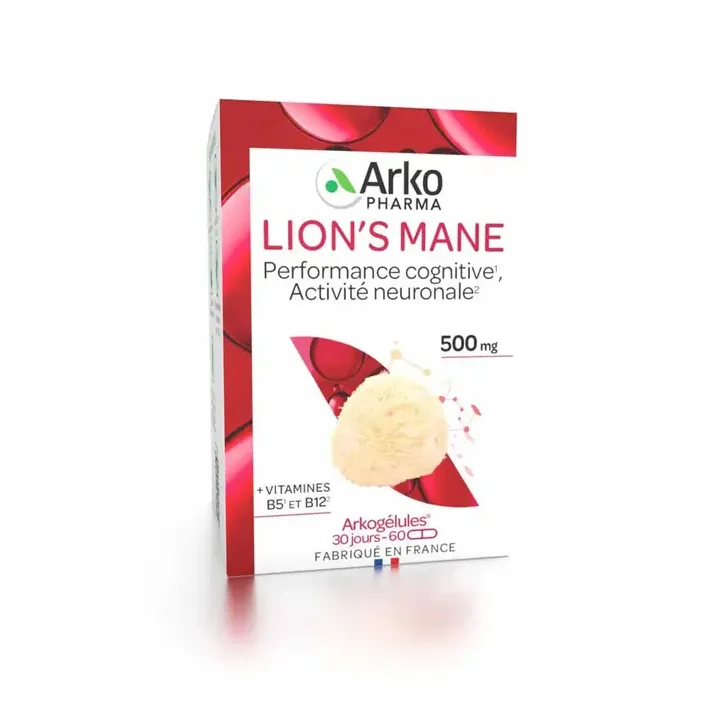 Arkogélules Lion's Mane Arkopharma - boite de 60 gélules