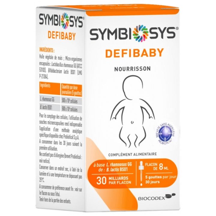 Symbiosys Defibaby solution buvable en gouttes - flacon de 8ml