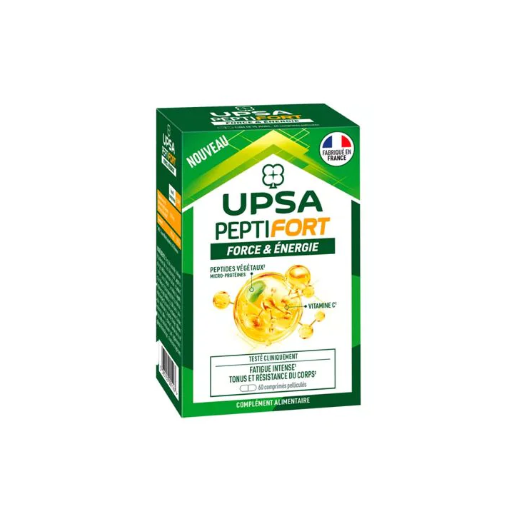 PeptiFort force & énergie Upsa - boîte de 60 comprimés