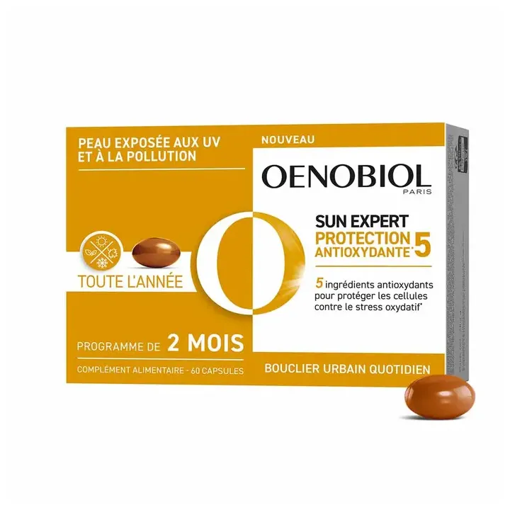Sun Expert protection antioxydante Oenobiol - boite de 60 capsules