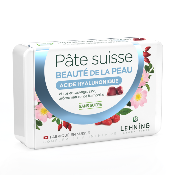 Pâte suisse beauté de la peau Lehning - boite de 40 gommes 