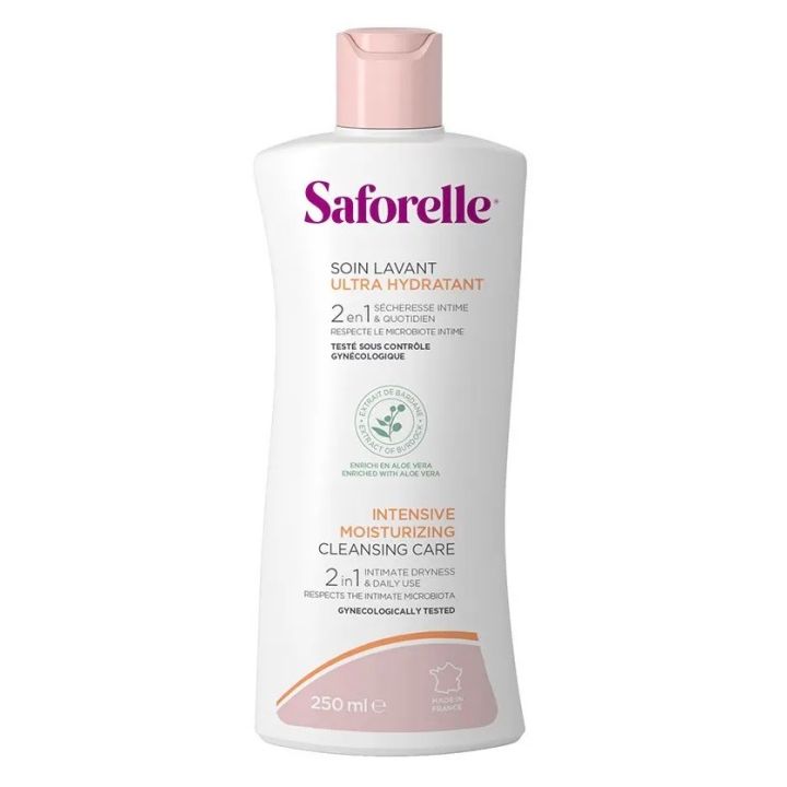 Soin lavant ultra hydratant Saforelle - flacon de 250ml