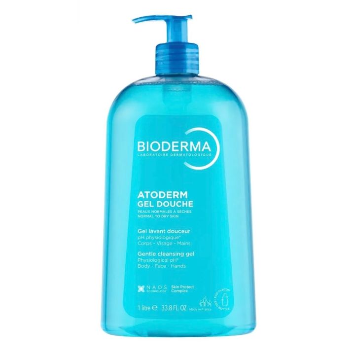 Atoderm gel douche douceur Bioderma - flacon-pompe de 1L