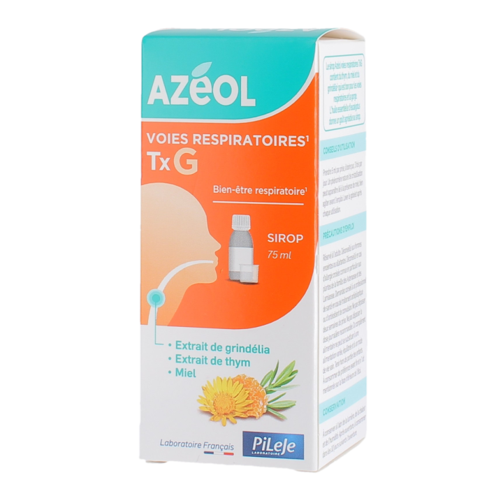 Azéol sirop Bien-être respiratoire Pileje - flacon de 75ml