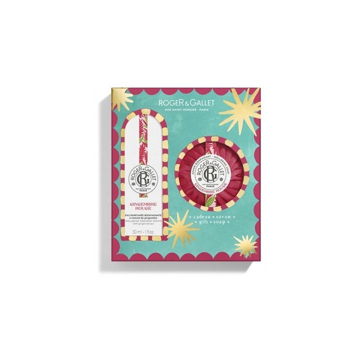 Coffret Gingembre rouge Roger & Gallet - coffret de 2 produits