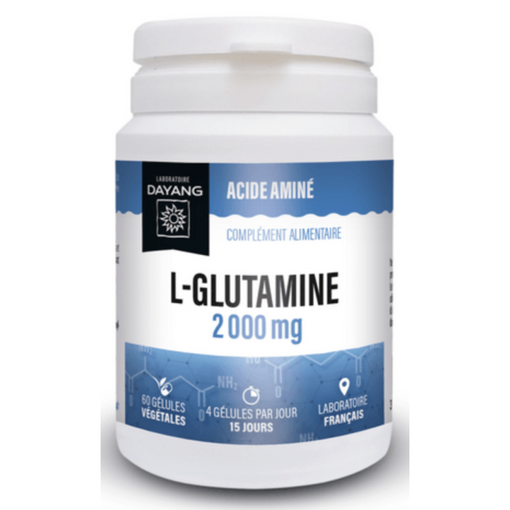 L-Glutamine 2000mg Dayang - pot de 60 gélules 
