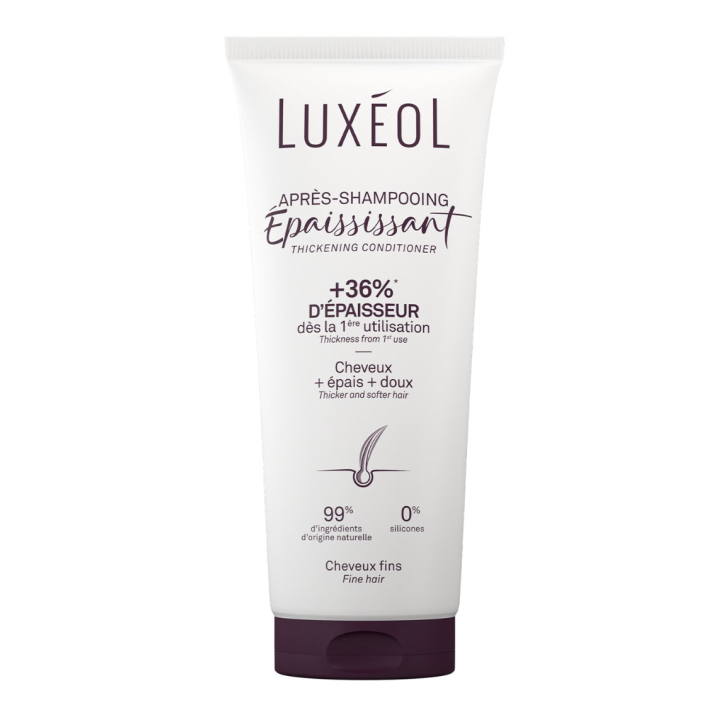 Après-shampooing épaississant Luxéol - tube de 200ml