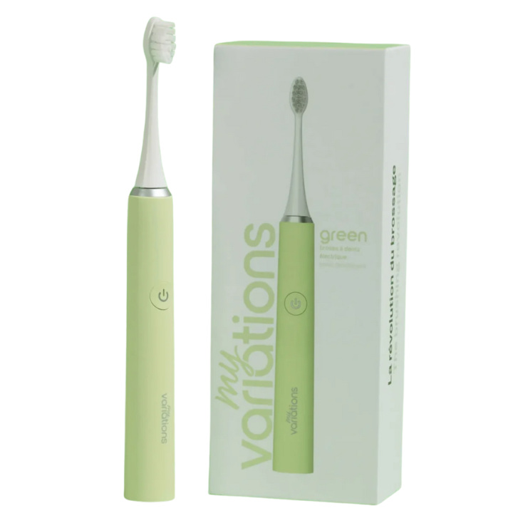 Brosse à dents électrique verte MyVariations - une brosse à dents 