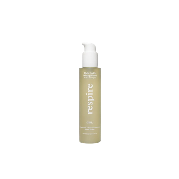 Huile démaquillante nourrissante Respire - flacon-pompe de 150ml