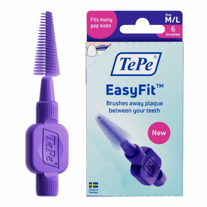 Easyfit brossettes interdentaires M/L Tepe - 6 brossettes 