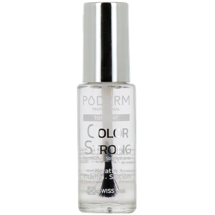 Color strong vernis top coat durcisseur Poderm - flacon de 8ml