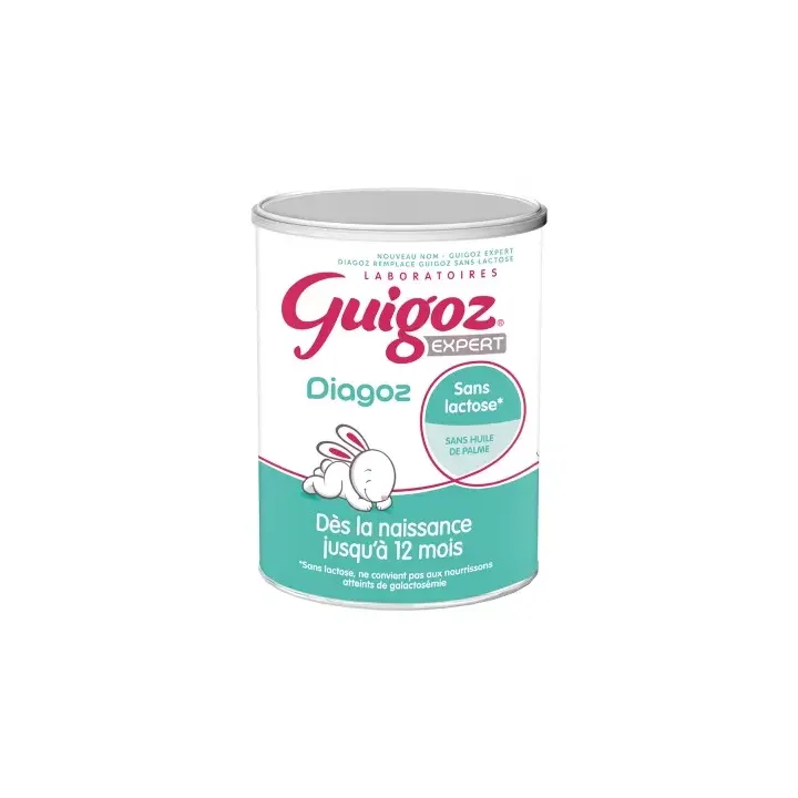 Diagoz lait en poudre sans lactose 1er âge Guigoz - pot de 400g