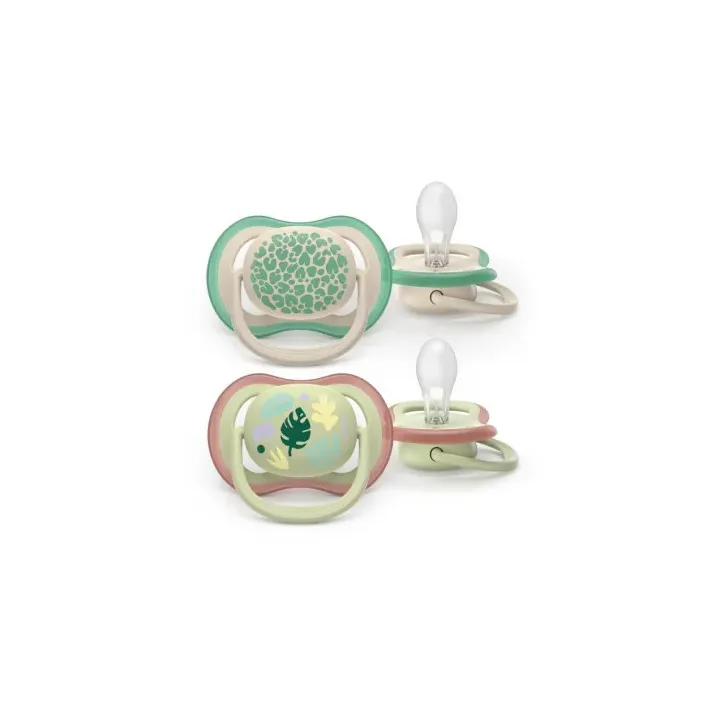 Ultra Air colors of nature Sucette 6-18 mois Avent - lot de 2 sucettes