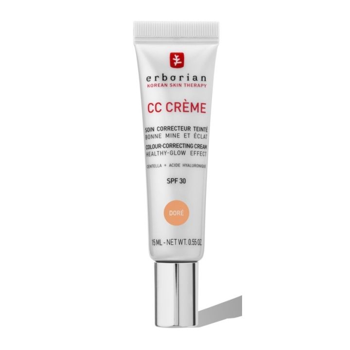 CC crème à la Centella Asiatica teinte doré SPF30 Erborian - tube de 15 ml