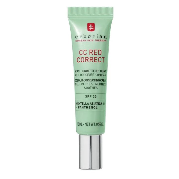 CC Red correct à la centella asiatica SPF30 Erborian - tube de 15ml
