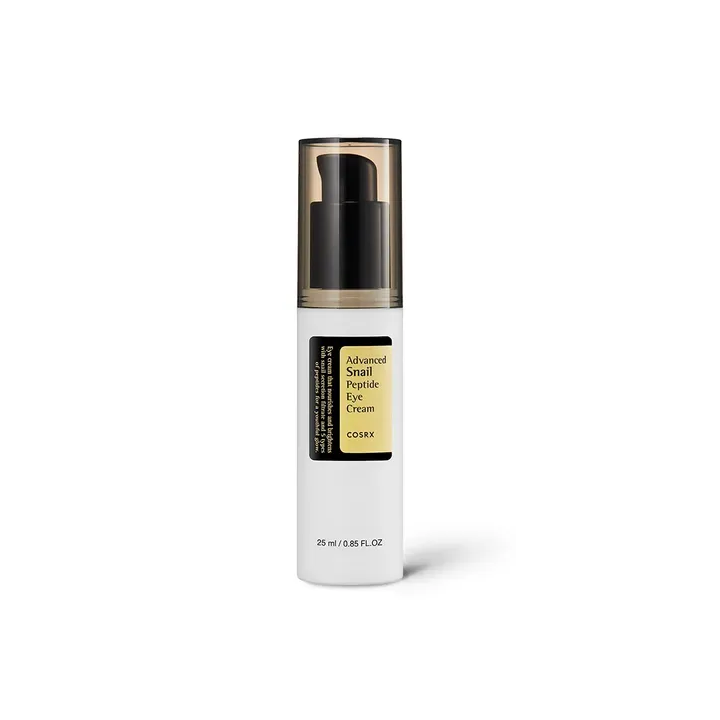 Advanced snail soin contour des yeux aux peptides et bave d'escargot Cosrx - flacon-pompe de 25ml
