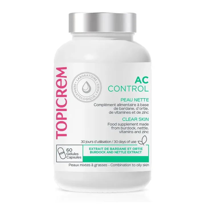 AC Control peau nette Topicrem - boîte de 60 gélules