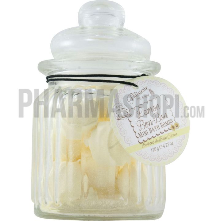 Bonbons de bain citron Patisserie de bain - Pot de 120 g