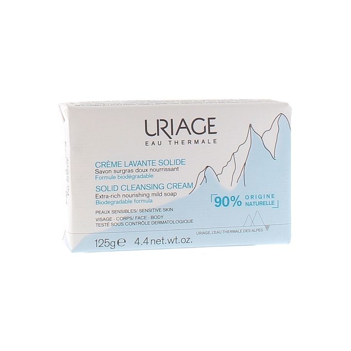 Crème lavante solide Uriage - pain solide de 125g