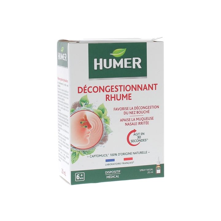 Décongestionnant rhume Humer - spray nasal de 20 ml