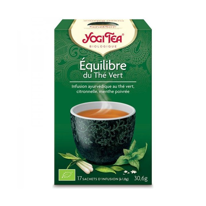Equilibre du thé vert BIO Yogi Tea - 17 infusettes