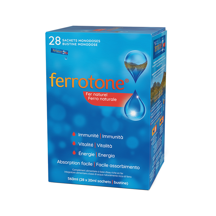 Ferrotone original Famadem - boîte de 28 sachets