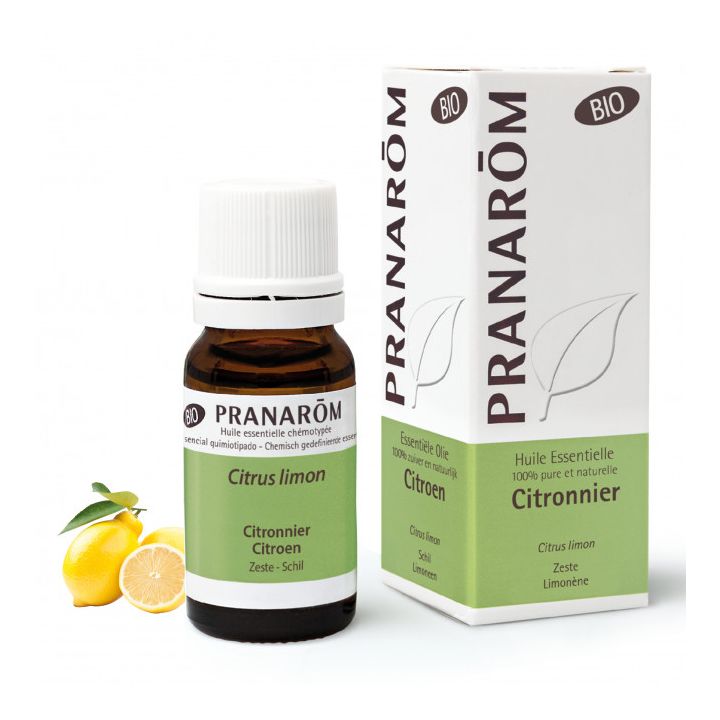 Huile essentielle de Citronnier Bio Pranarôm - flacon de 10 ml