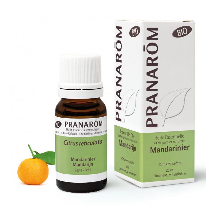 Huile essentielle de Mandarinier Bio Pranarôm - flacon de 10 ml