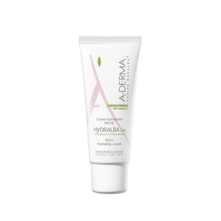 Hydralba 24h crème hydratant riche A-Derma - tube de 40 ml