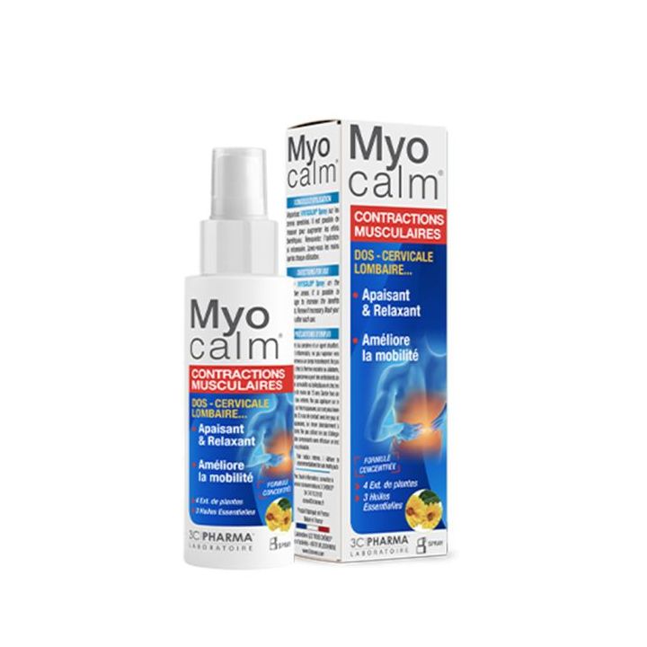 Myocalm spray contraction musculaire 3C Pharma - spray de 100 ml