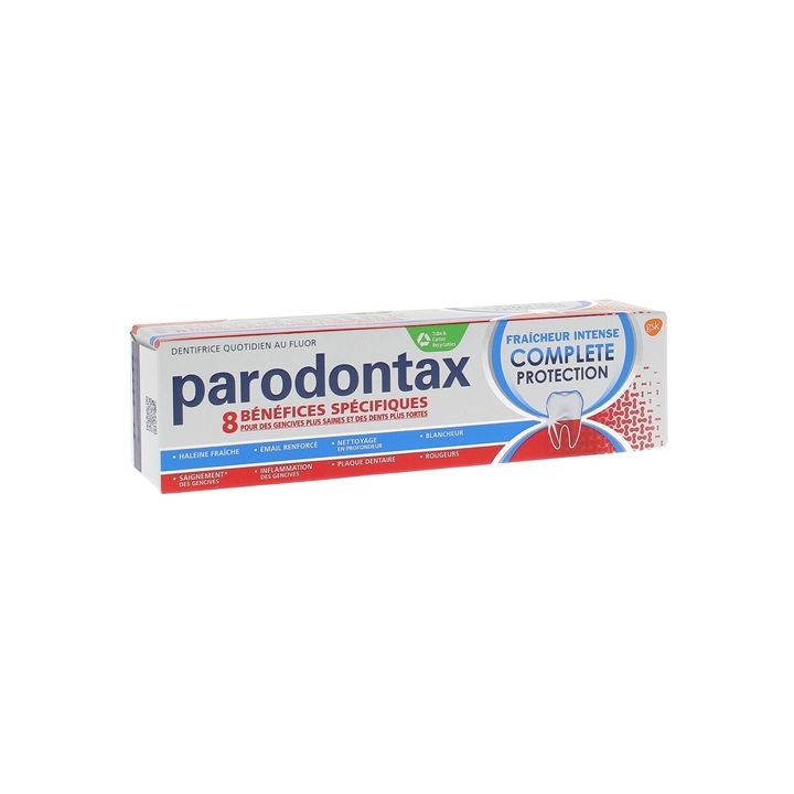 Parodontax fraîcheur intense complete protection - tube de 75 ml