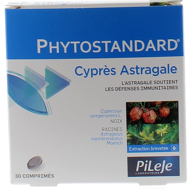 Phytostandard de Cyprès-Astragale Pileje - boîte de 30 comprimés