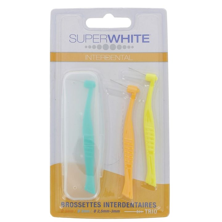Brossettes interdentaires Superwhite - 3 brossettes