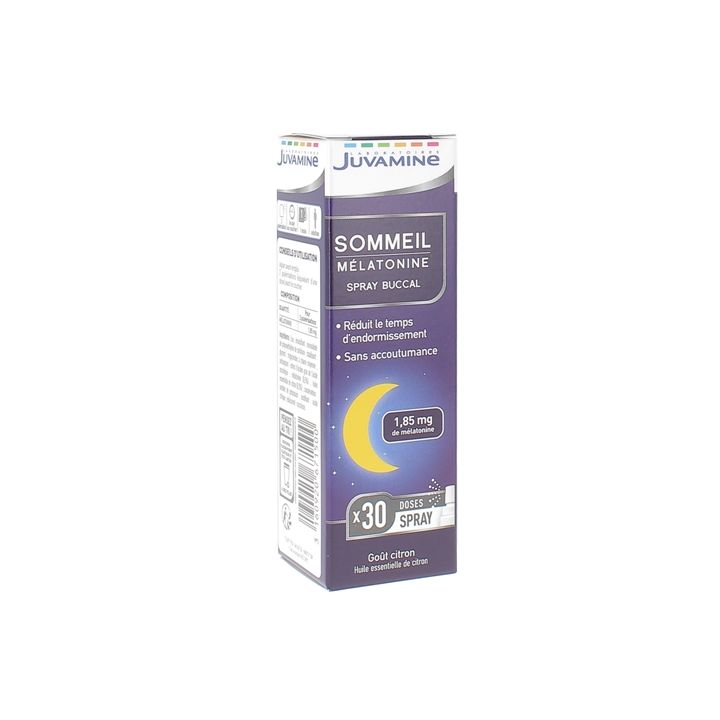 Sommeil Mélatonine spray buccal Juvamine - spray de 15 ml
