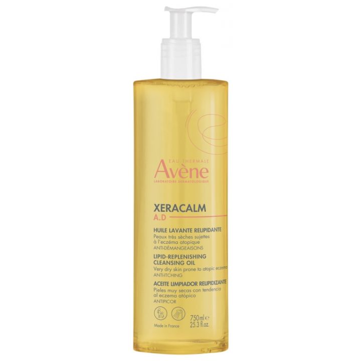 XeraCalm AD Huile lavante relipidante Avène - flacon-pompe de 750 ml