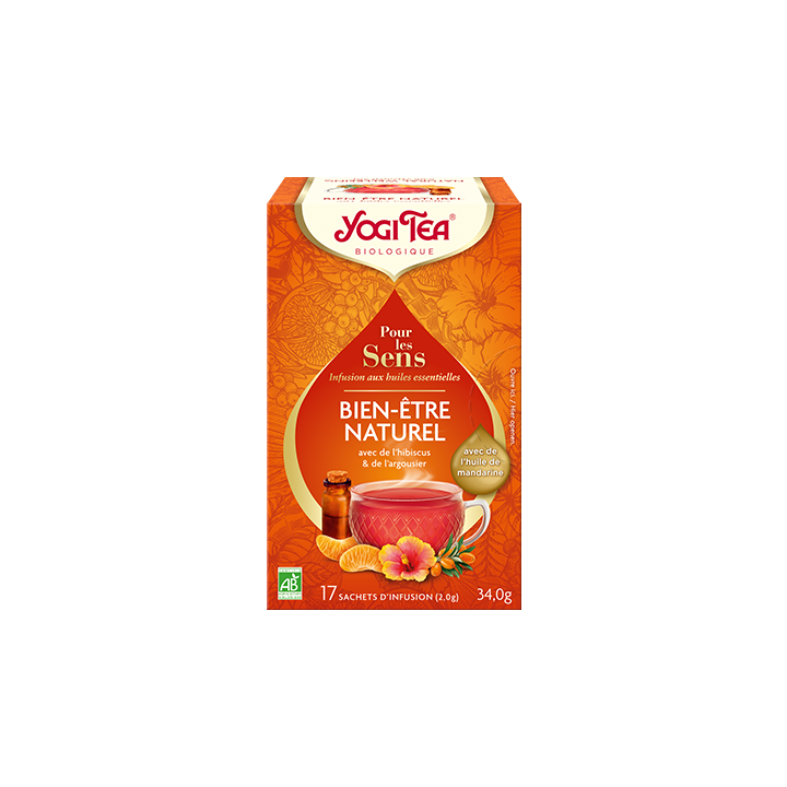 Infusion Bien-être Naturel Yogi Tea - boîte de 17 sachets