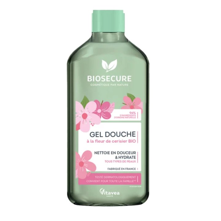 Gel douche à la fleur de cerisier BIO Bio Secure - flacon de 500ml