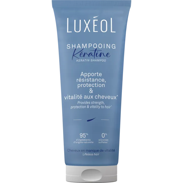 Shampooing kératine Luxéol - tube de 200ml