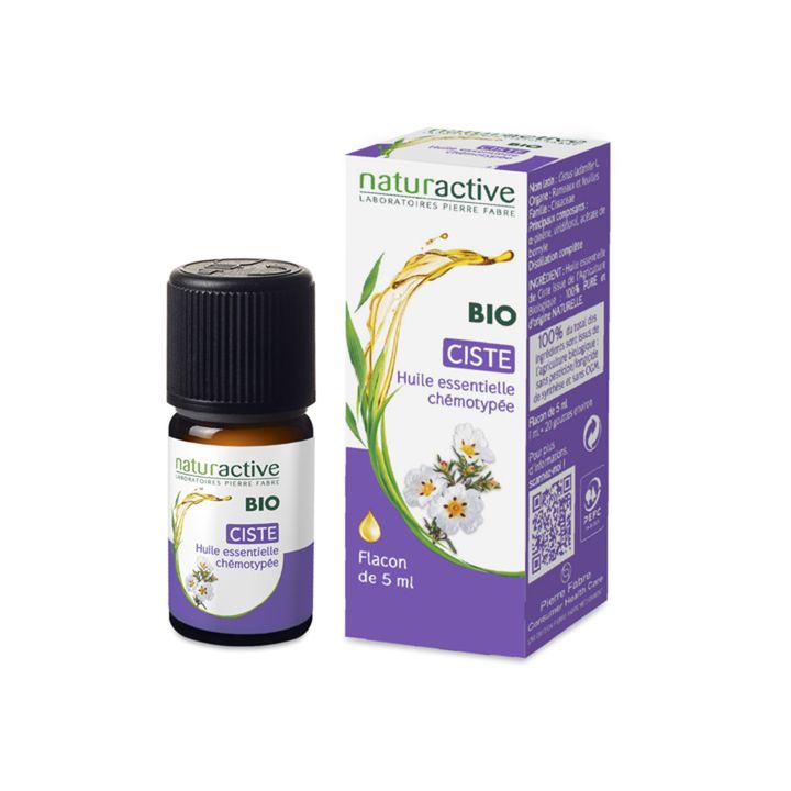 Huile essentielle de Ciste BIO Naturactive - flacon de 5 ml