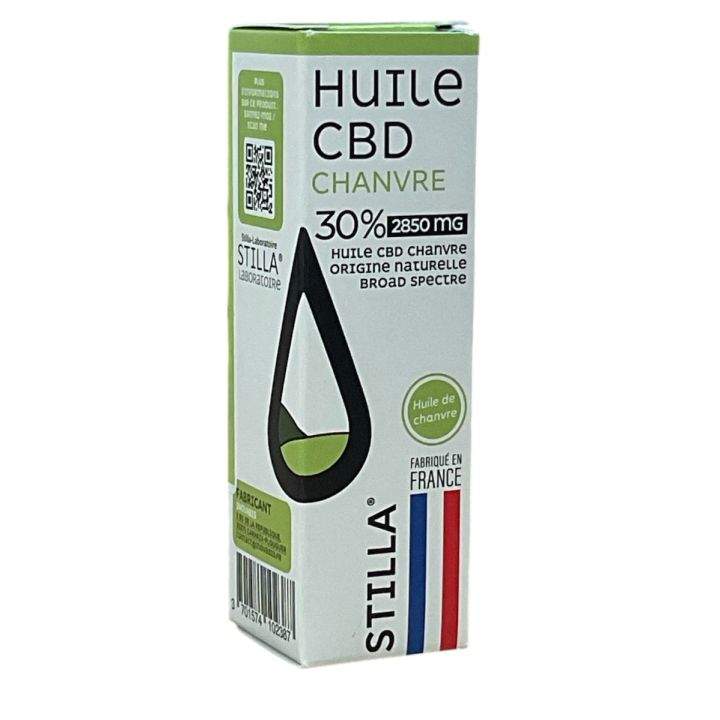 Huile CBD chanvre 30% 2850mg Stilla - flacon de 10ml