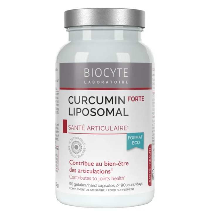 Curcumin Forte Liposomal santé articulaire Biocyte - pot de 90 gélules