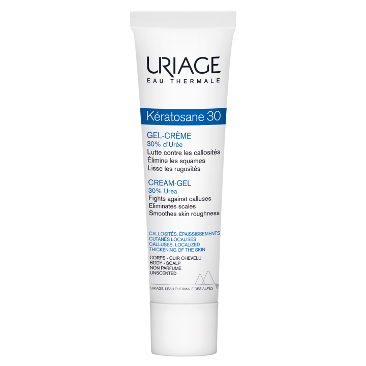 Kératosane 30 gel crème Uriage - tube de 40 ml